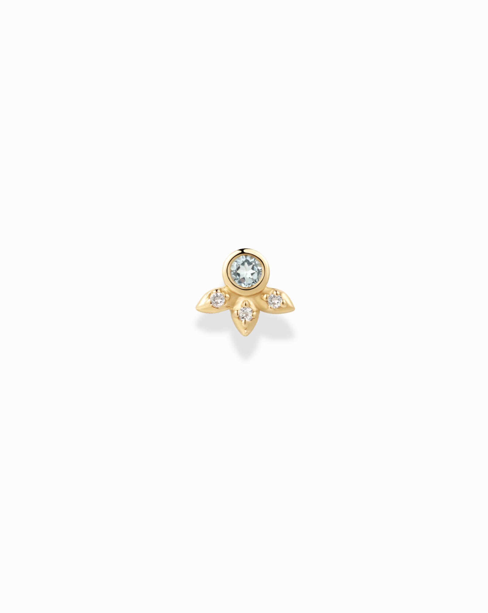 14k Vertigo Stud - Mod + Jo - Jewelry built to last, advanced plating technology