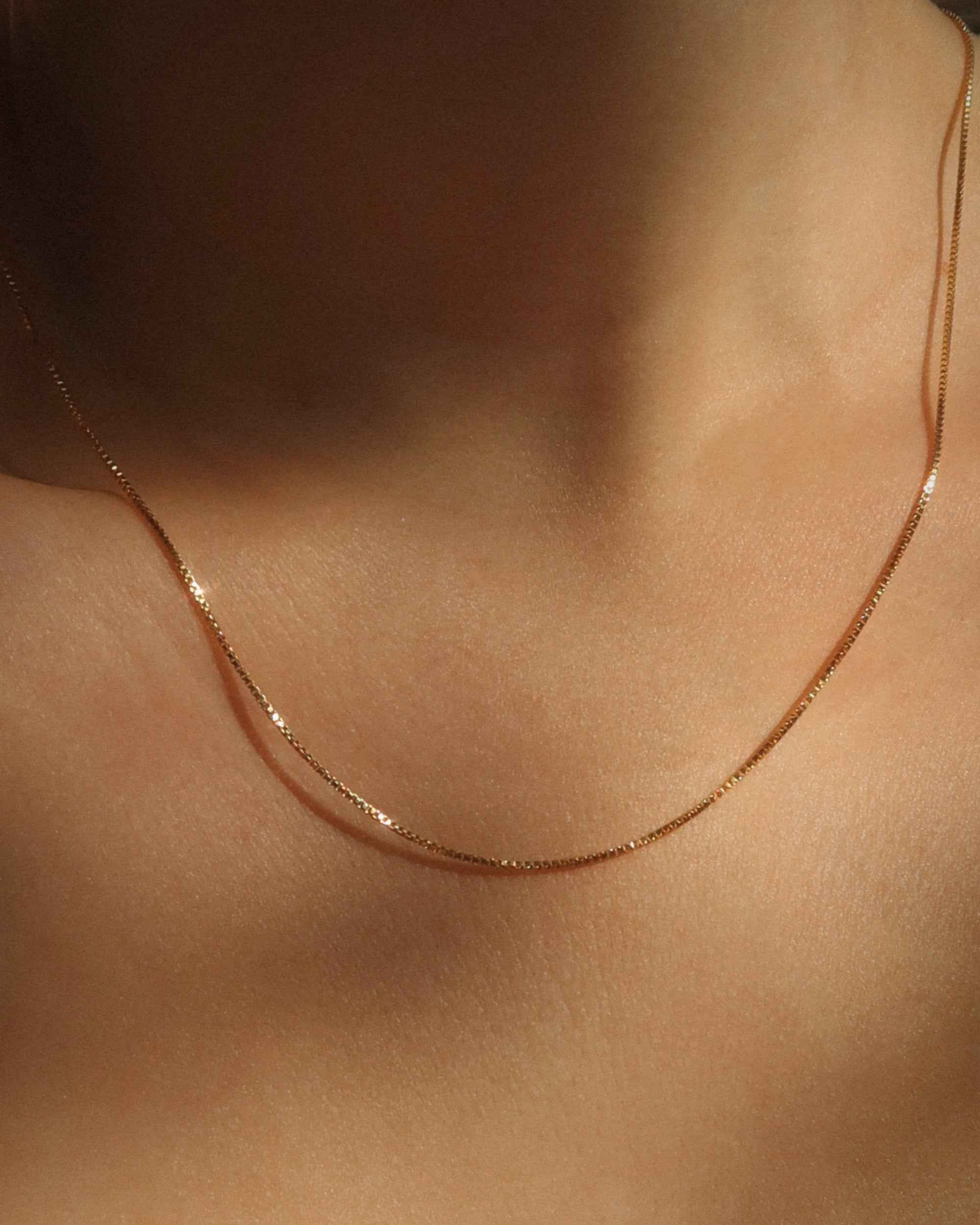 Maggie Box Chain Necklace