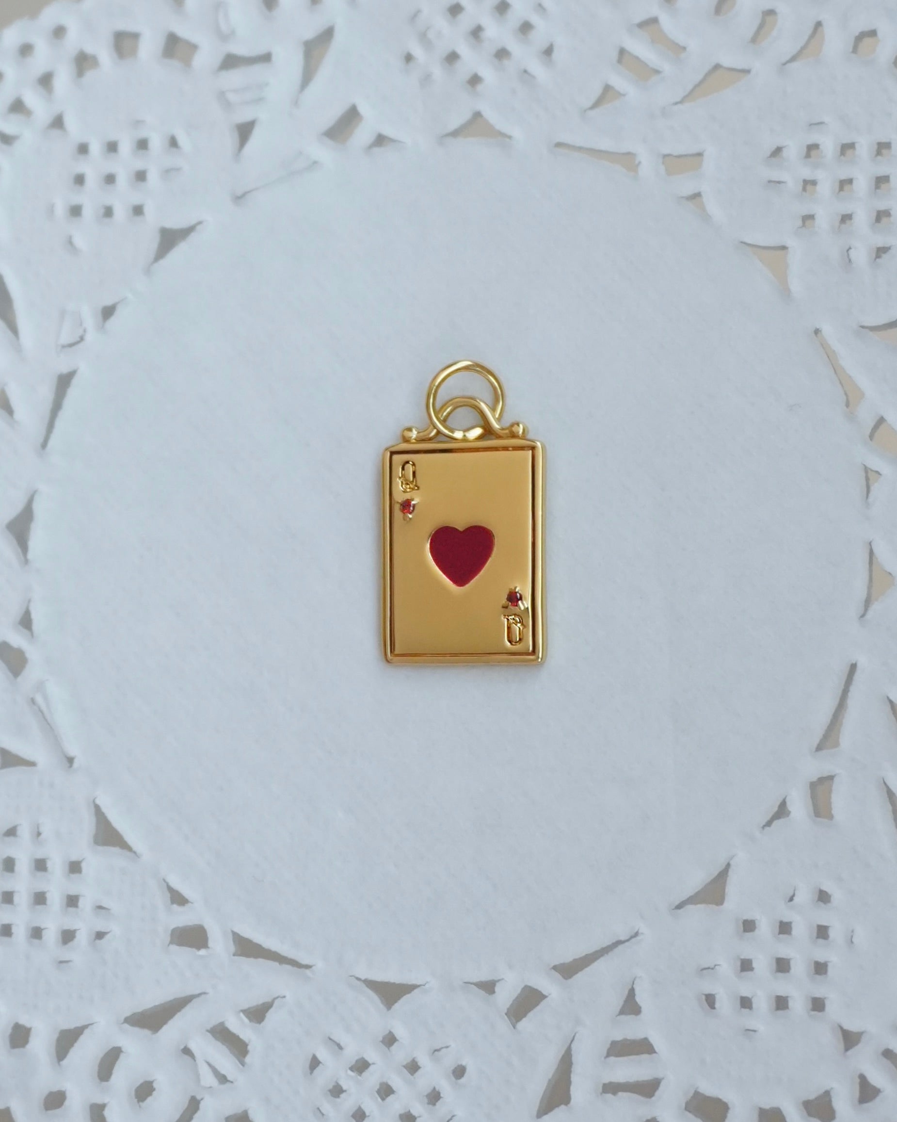 Tory Playing Card Charm