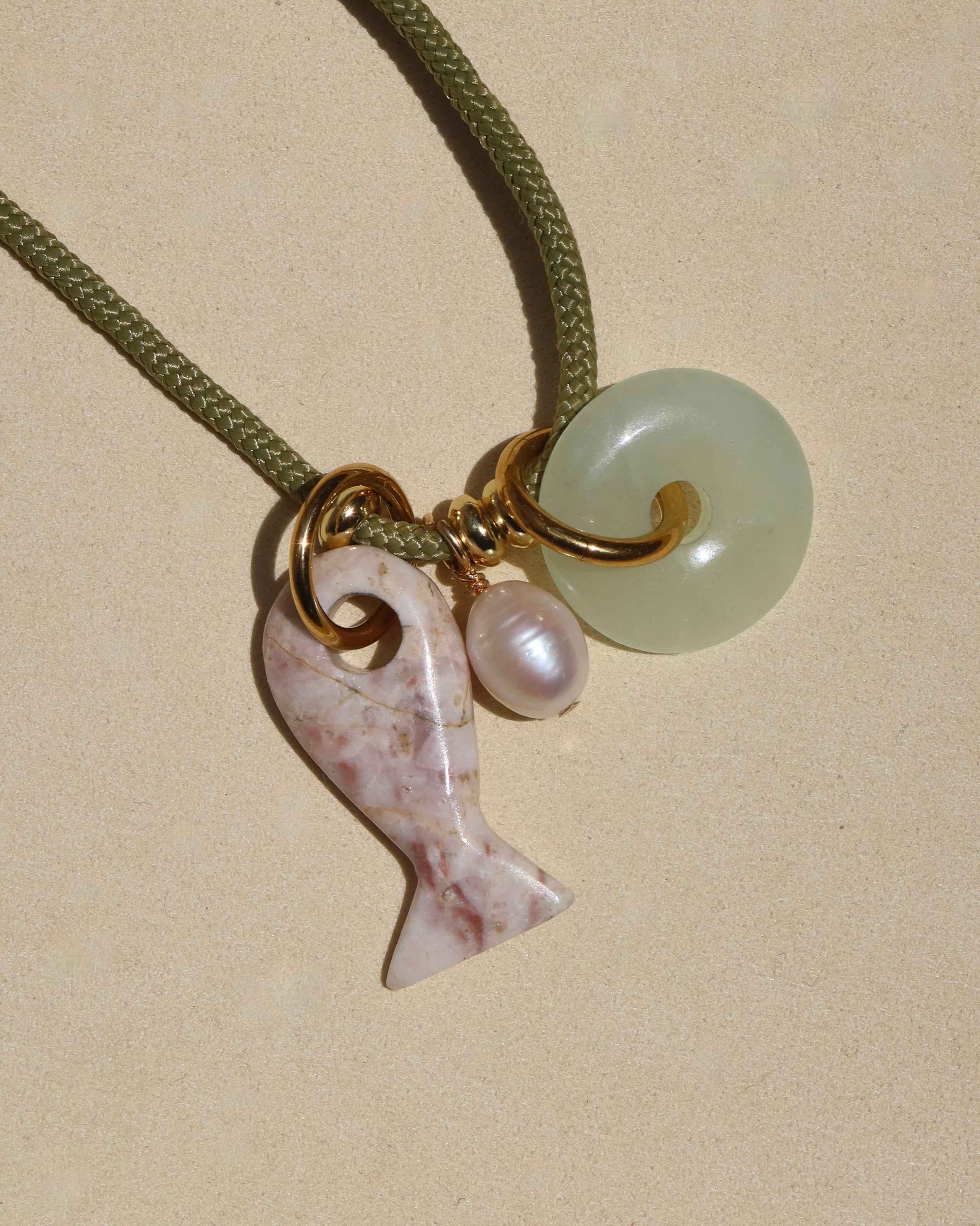 Asher Gemstone Fish Charm