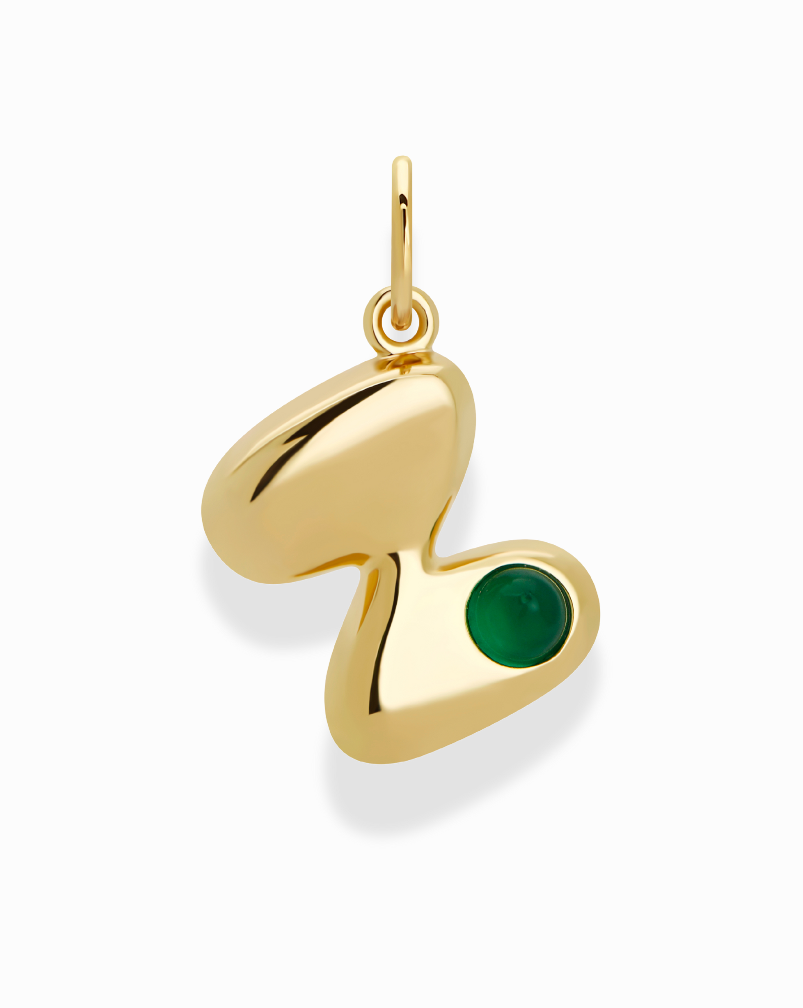 Thea Bubble Letter Charm - Mod + Jo - Jewelry built to last, advanced plating technology