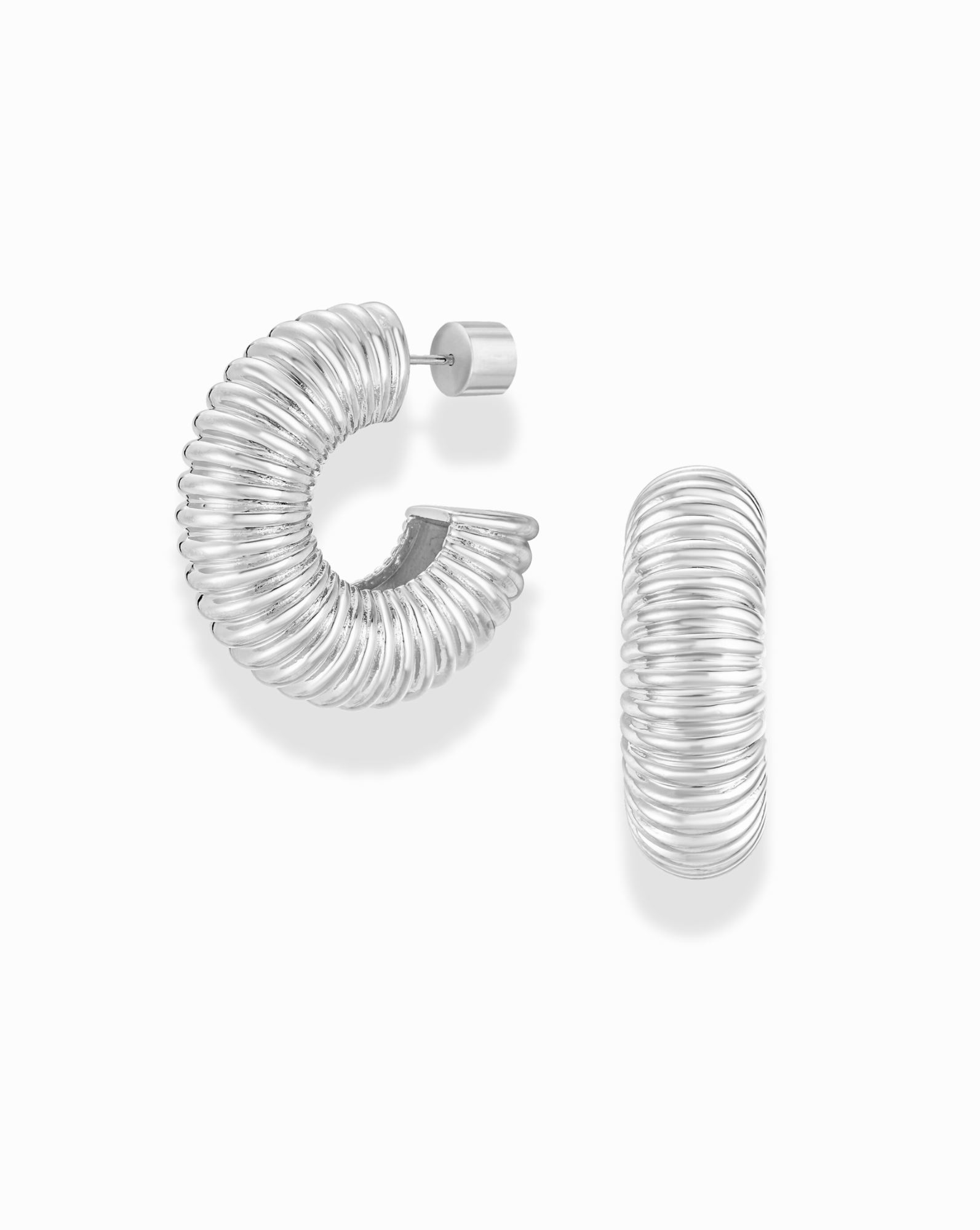 Iggy Chubby Hoops - Mod + Jo - Jewelry built to last, advanced plating technology