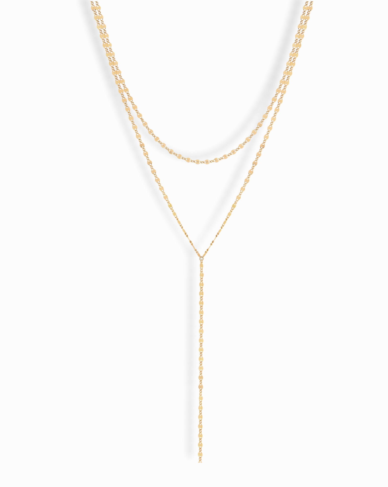Eliana Lariat Necklace - Mod + Jo - Jewelry built to last, advanced plating technology