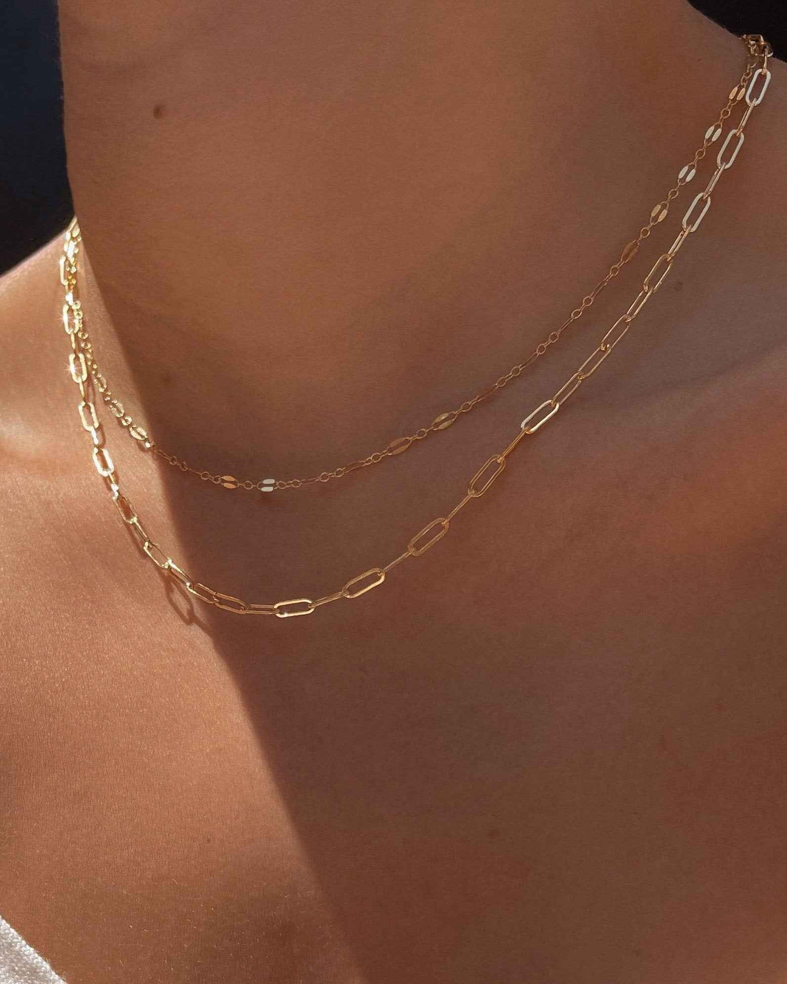 Charlie Paperclip Chain Necklace
