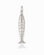 Shia Fish Charm - Mod + Jo - Jewelry built to last, advanced plating technology