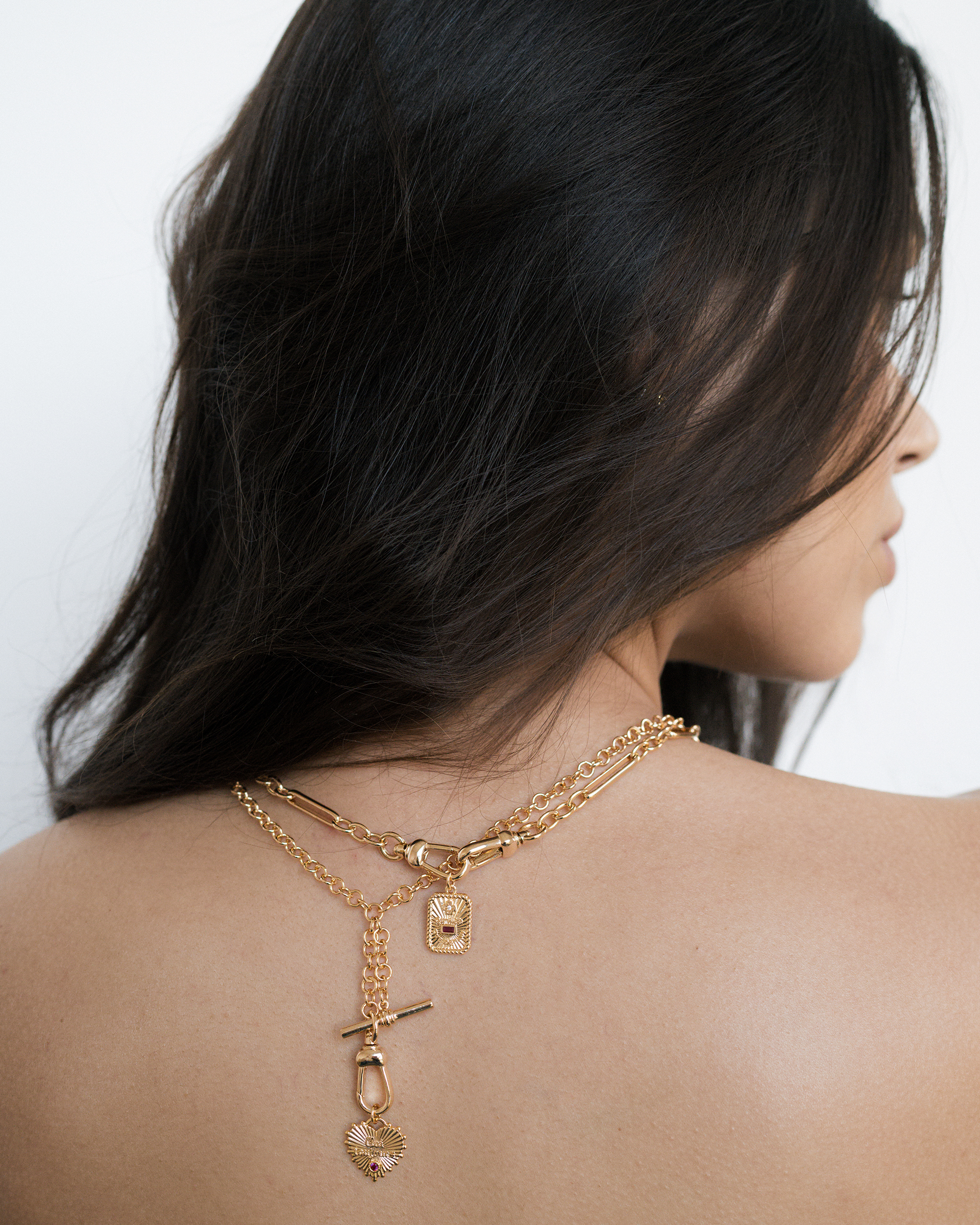 Cameron Charm Enhancer Necklace - Mod + Jo - Jewelry built to last, advanced plating technology