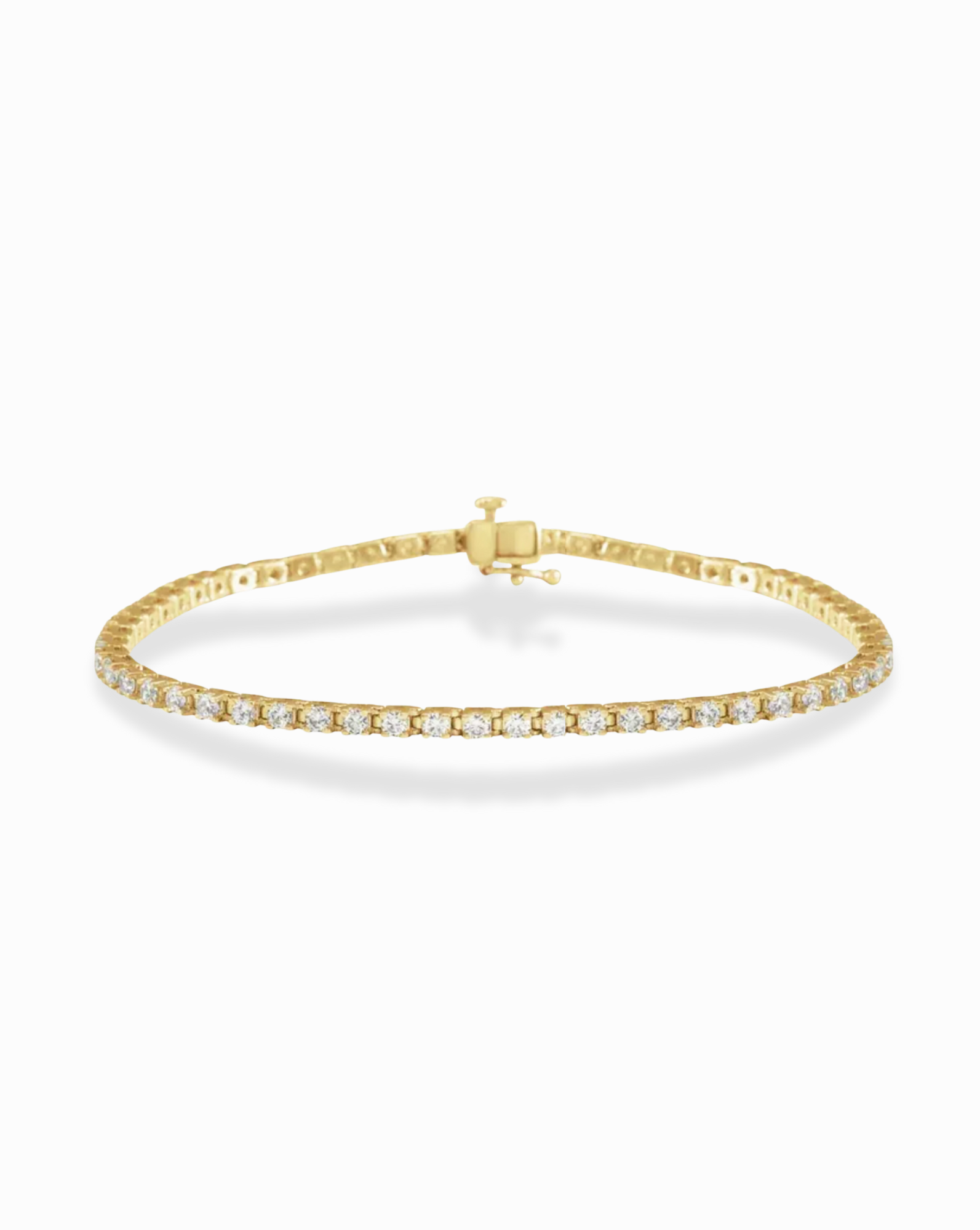 14k Lab Grown Diamond Tennis Bracelet - Mod + Jo