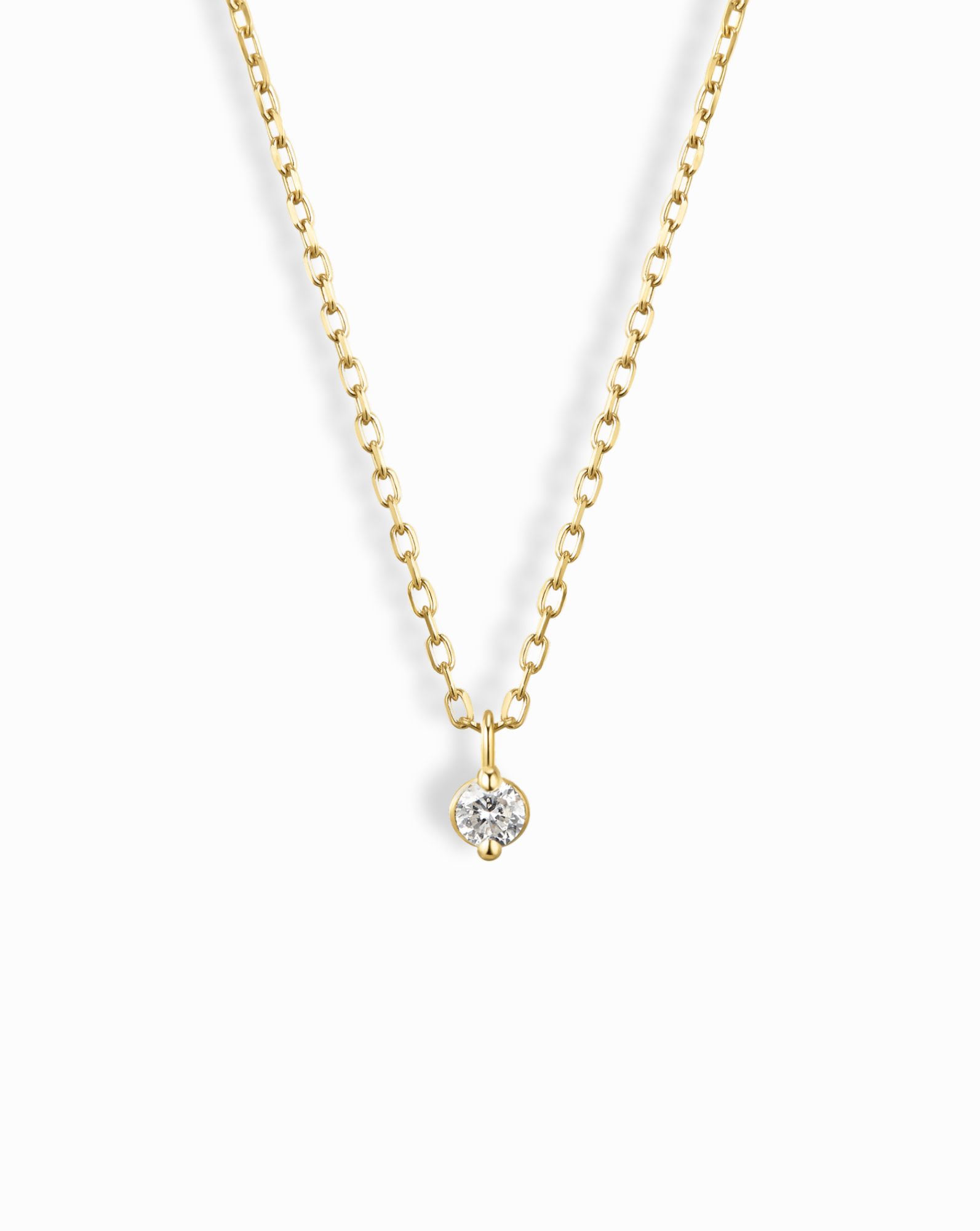 14k Giorgia Mini Diamond Drop Necklace - Mod + Jo - Jewelry built to last, advanced plating technology