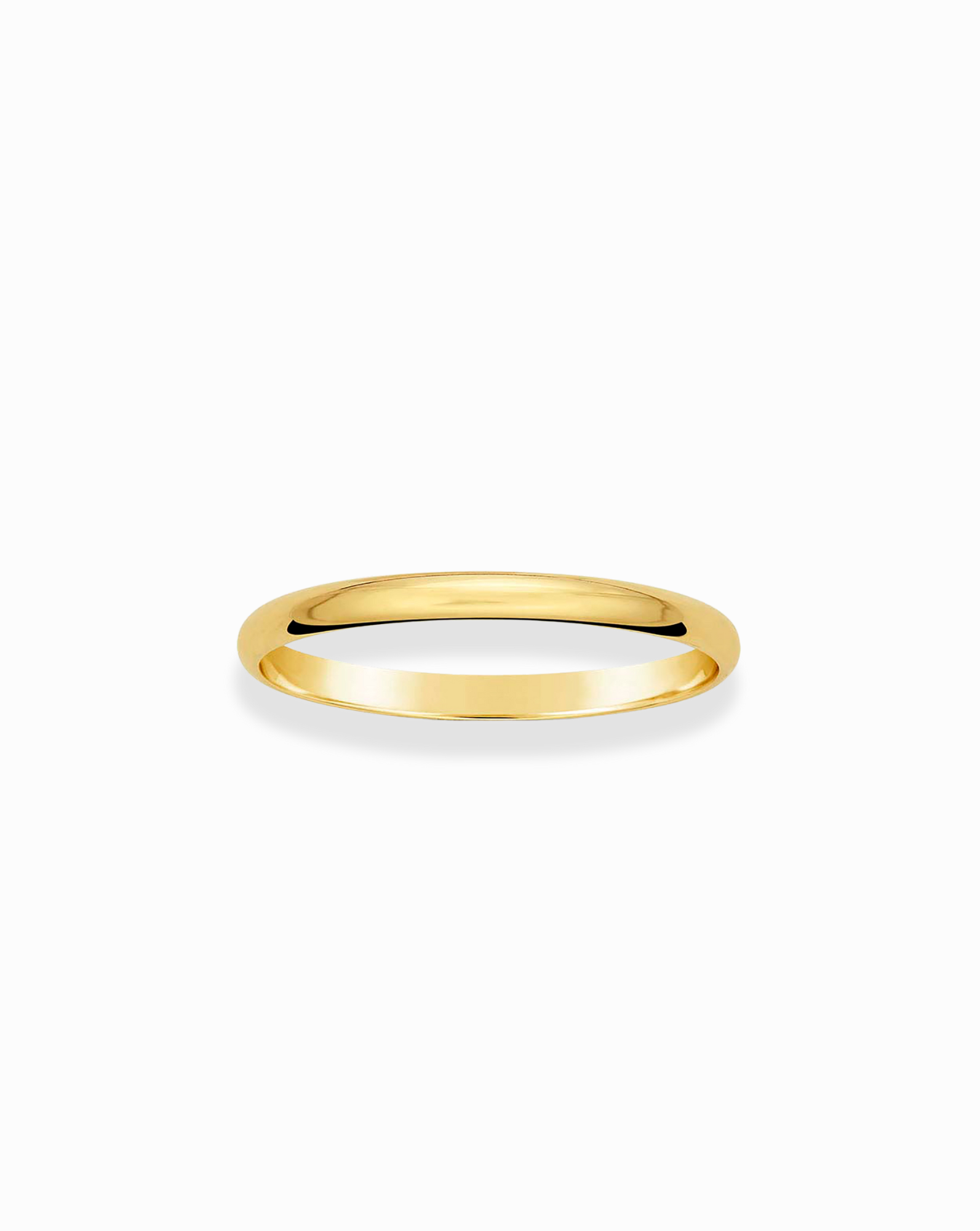 14k Well Rounded Stacking Ring - Mod + Jo