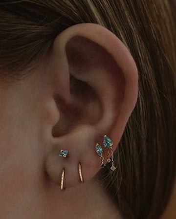 14k Levitating Stud - Mod + Jo