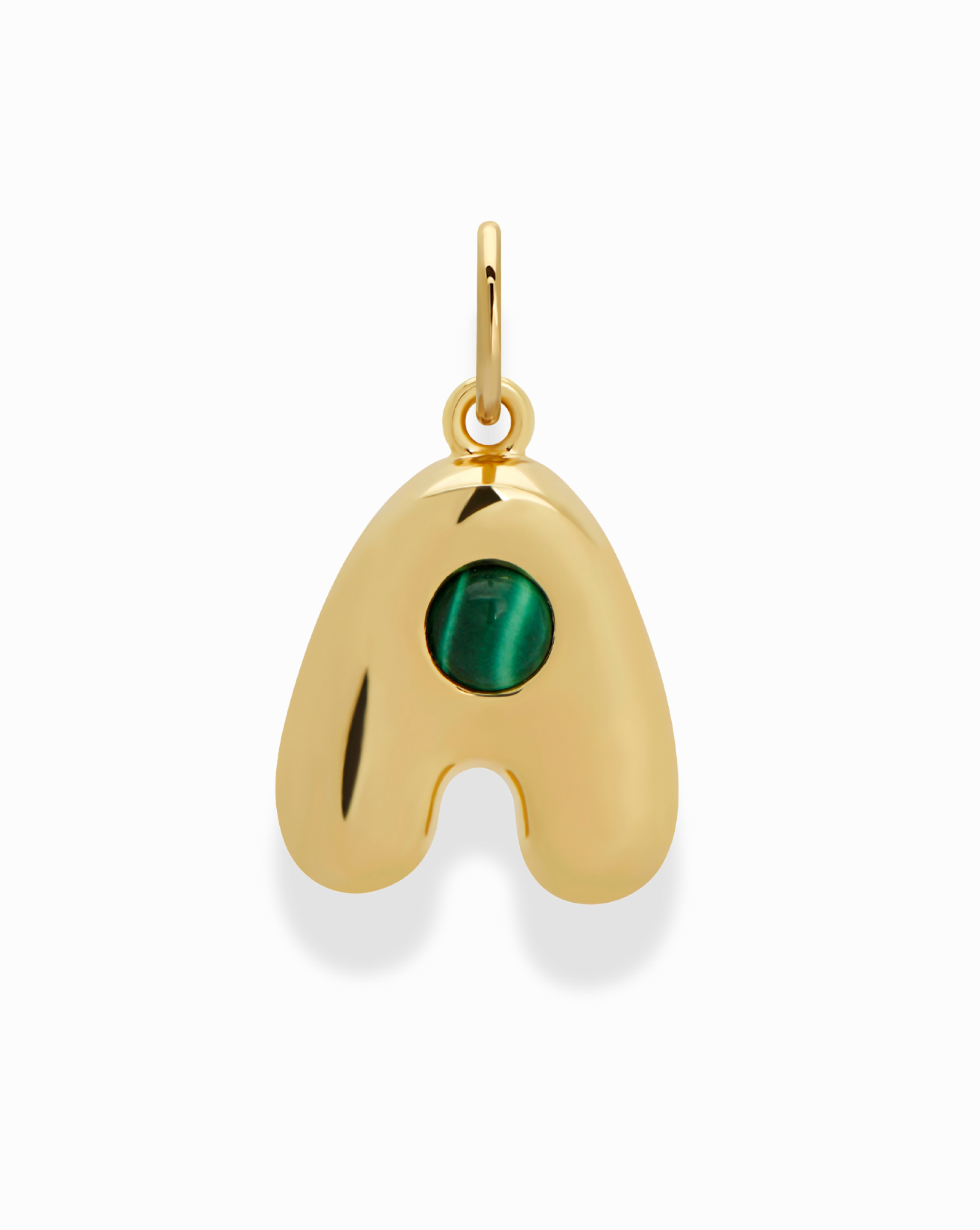 Thea Bubble Letter Charm - Mod + Jo - Jewelry built to last, advanced plating technology
