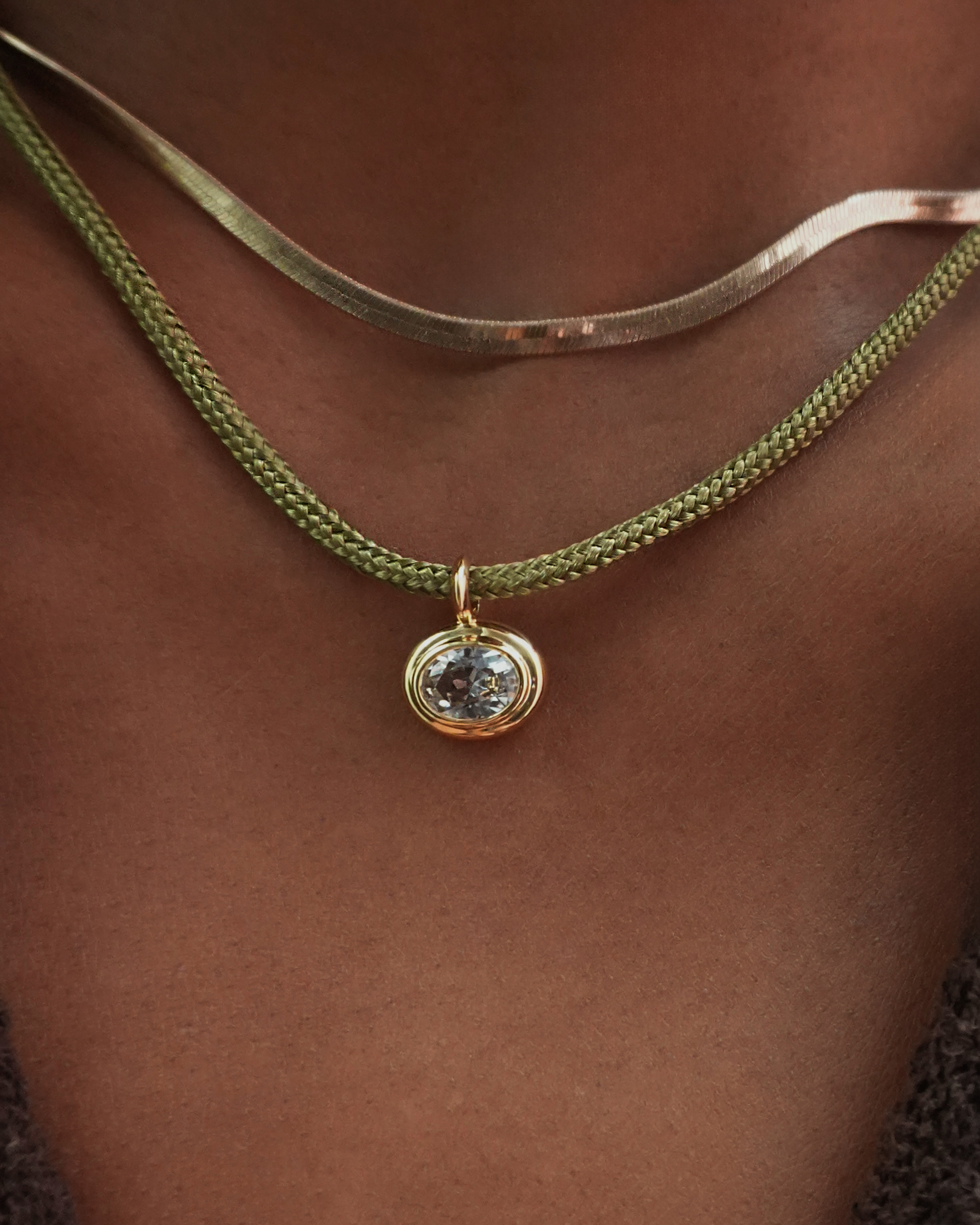 Tommy Sapphire Pendant Necklace - Mod + Jo