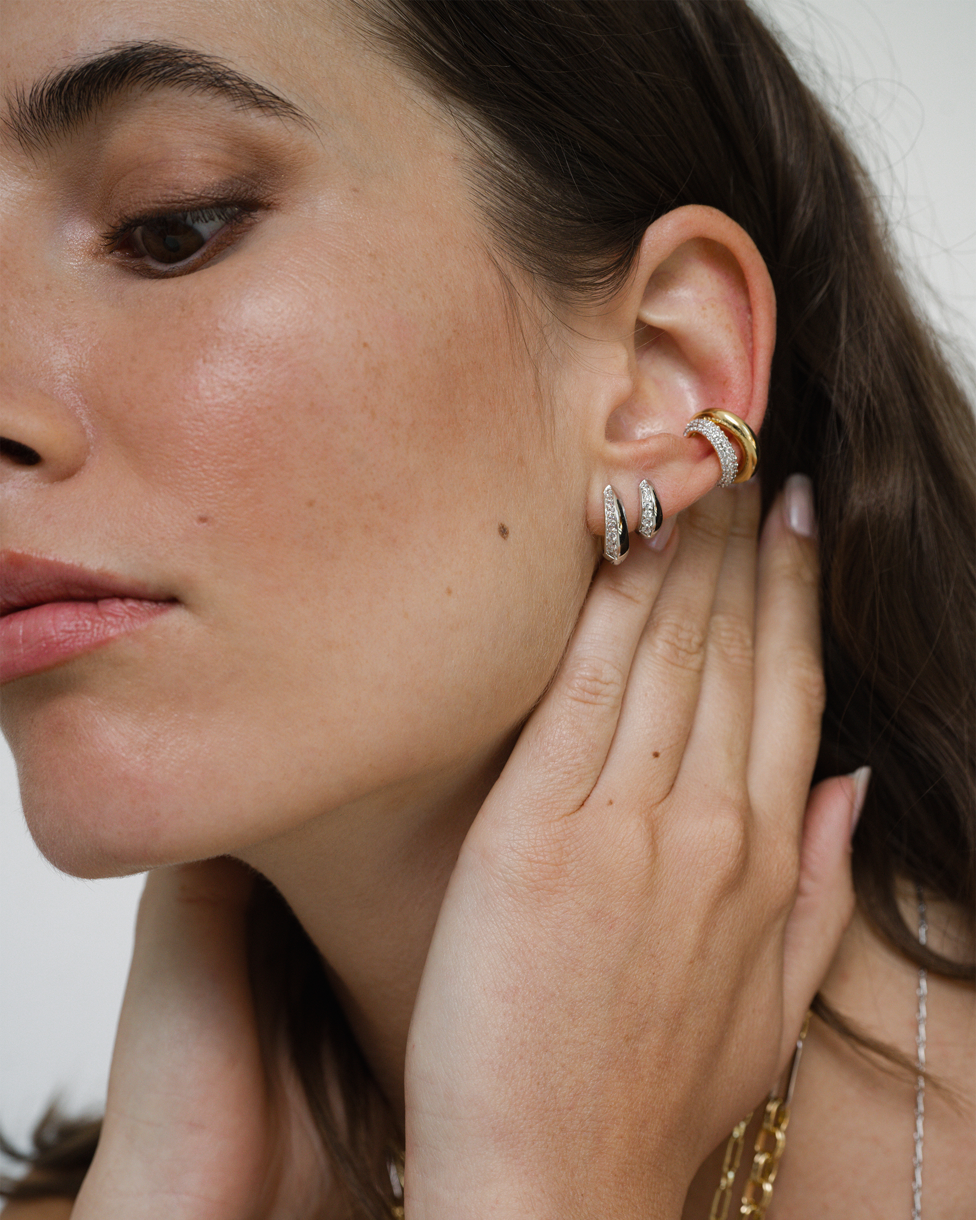 Corey Pave Hoop Set - Mod + Jo