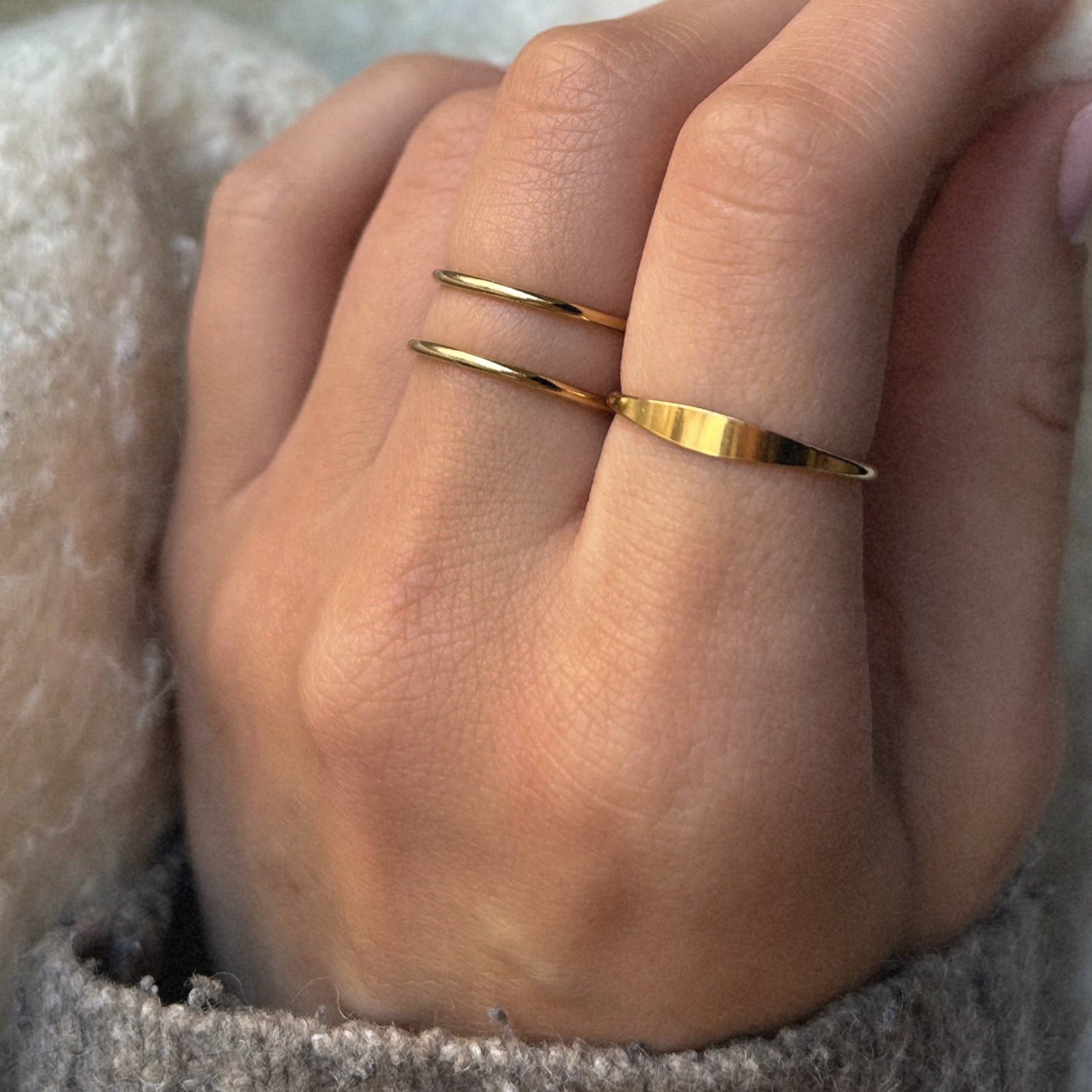 The Duo Cuff Stacking Ring