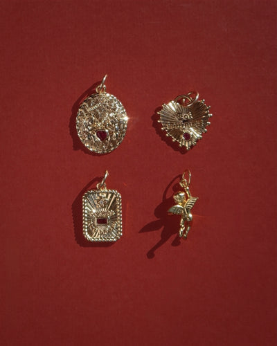 Esme French Heart Charm - Mod + Jo