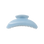 The Slim Hair Claw Clip — Mist by Karst Essentials is a slim, sky blue cellulose acetate clip with a curved shape and interlocking teeth, displayed on a white background.