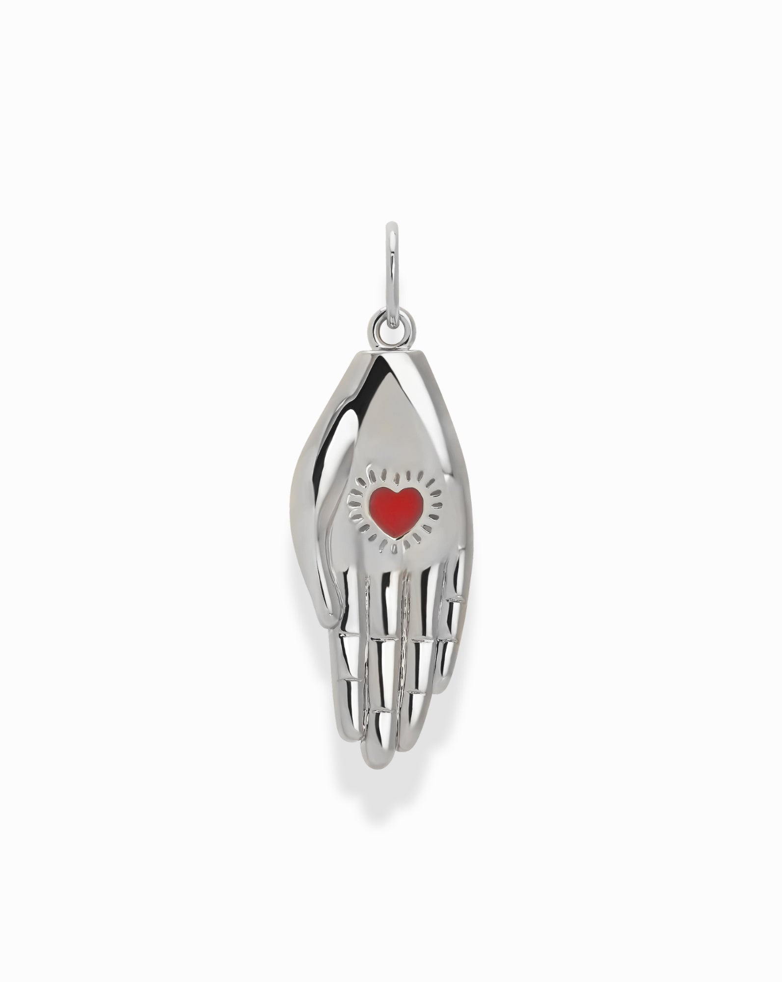 Alma Heart in Hand Charm - Mod + Jo - Jewelry built to last, advanced plating technology