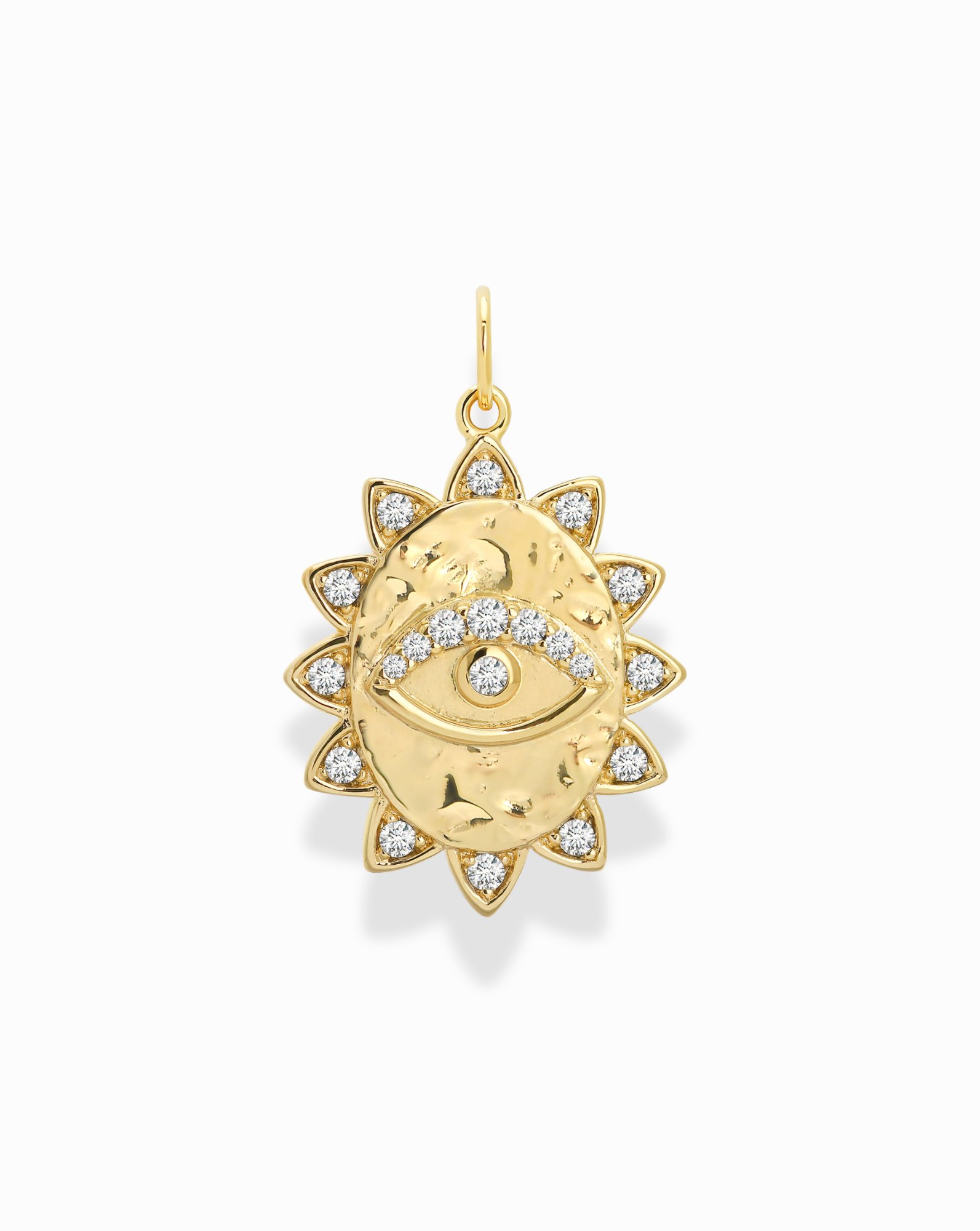 Ansel Evil Eye Medallion Charm - Mod + Jo