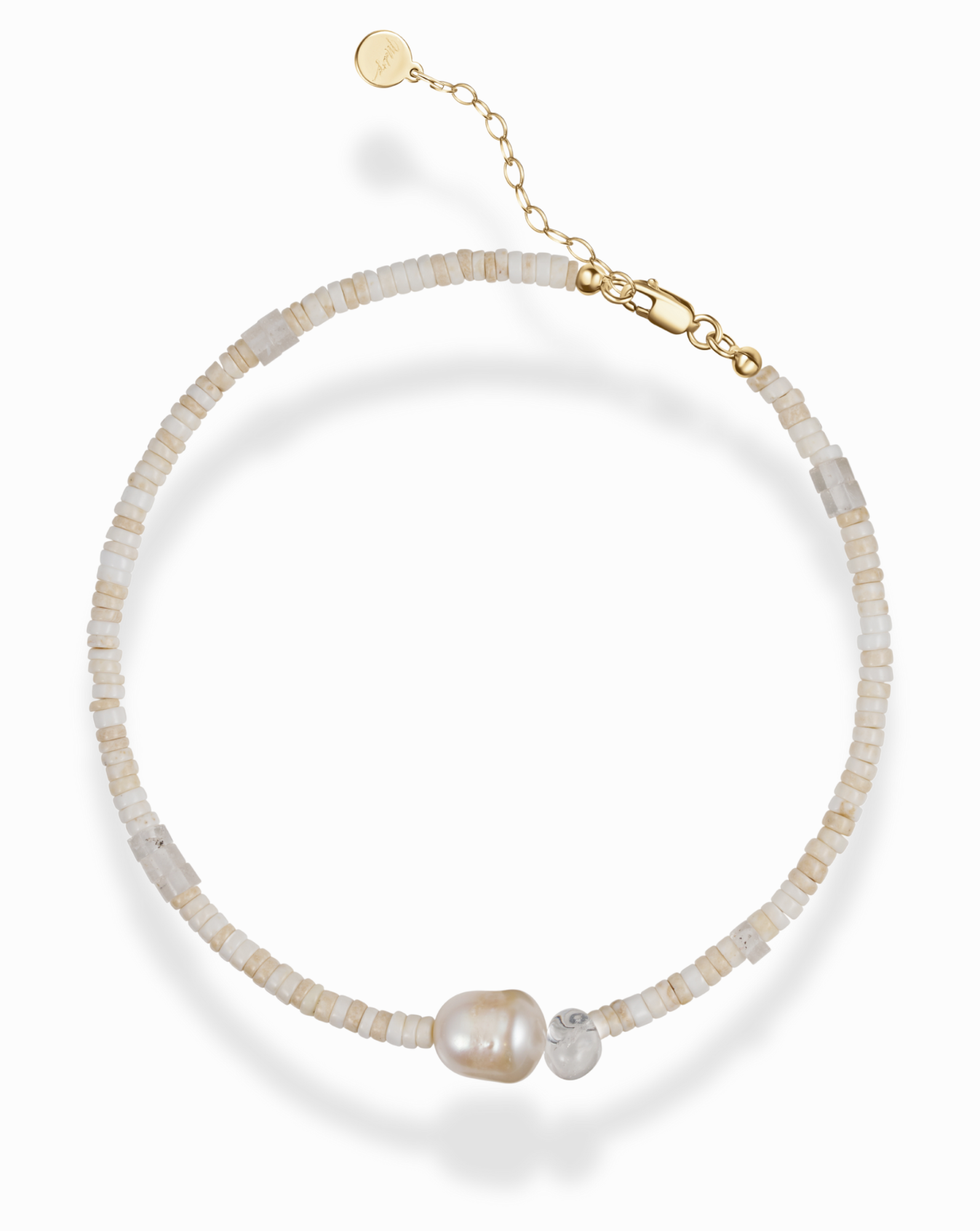Cassie Gemstone Anklet - Mod + Jo - Jewelry built to last, advanced plating technology