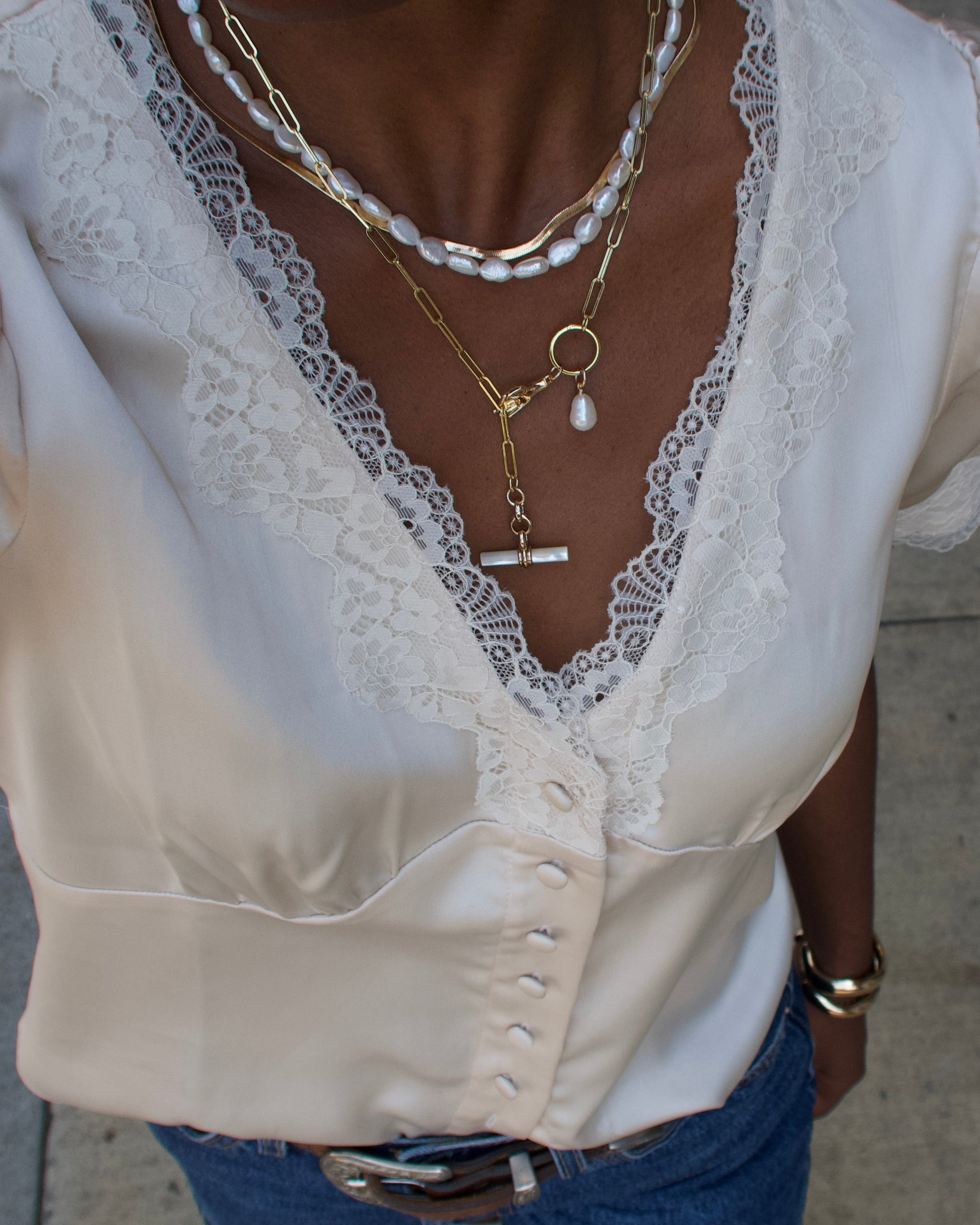 Imogen Pearl Charm - Mod + Jo