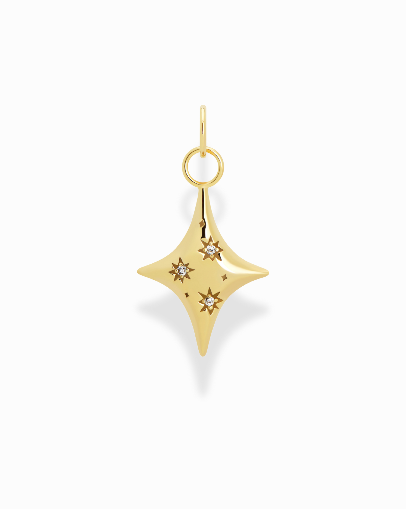 Celeste Puffy Star Charm - Mod + Jo - Jewelry built to last, advanced plating technology