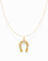 Chantal Horseshoe Pendant Necklace - Mod + Jo