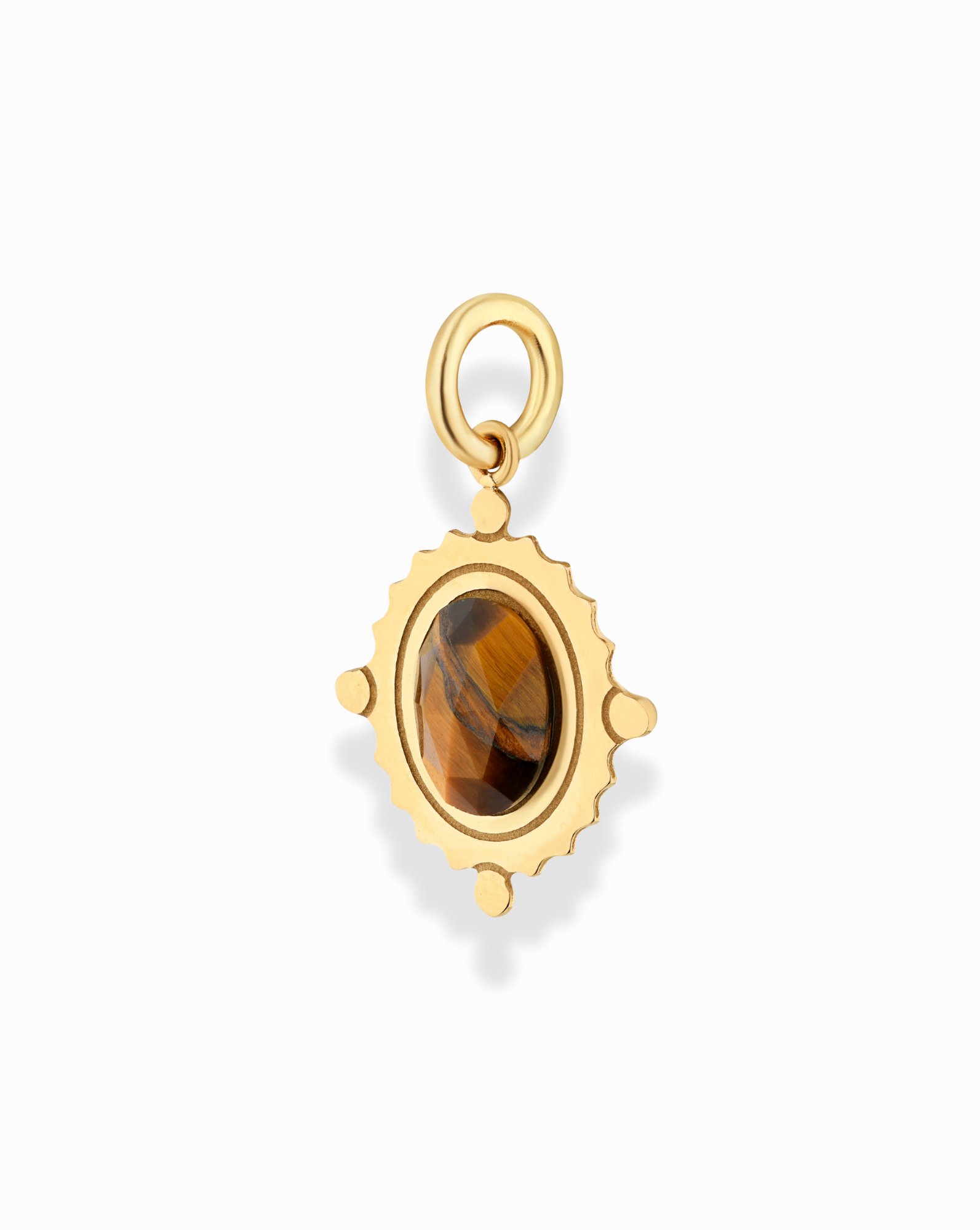 Gayle Tiger's Eye Charm - Mod + Jo