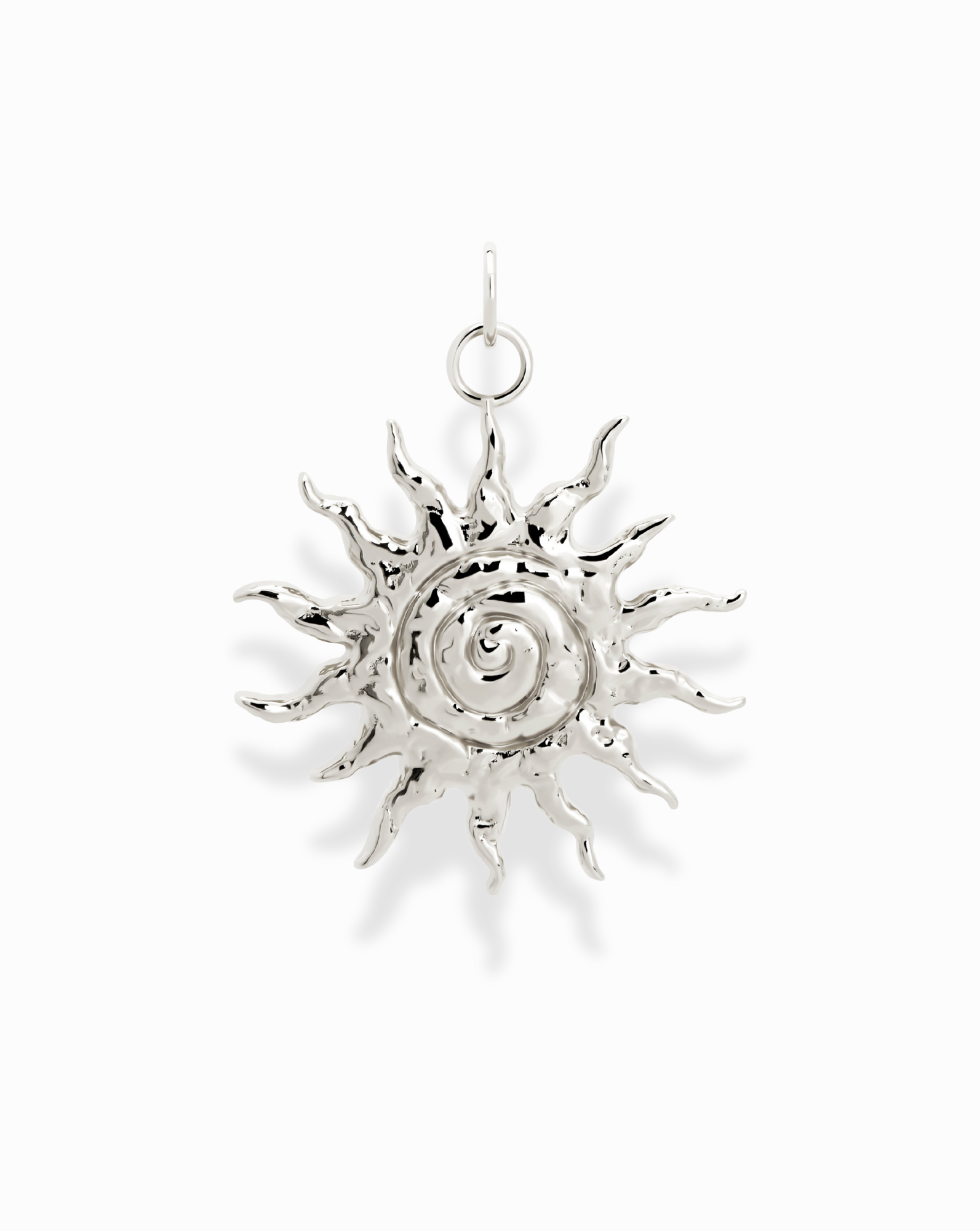 Gillian Spiral Sun Charm - Mod + Jo - Jewelry built to last, advanced plating technology