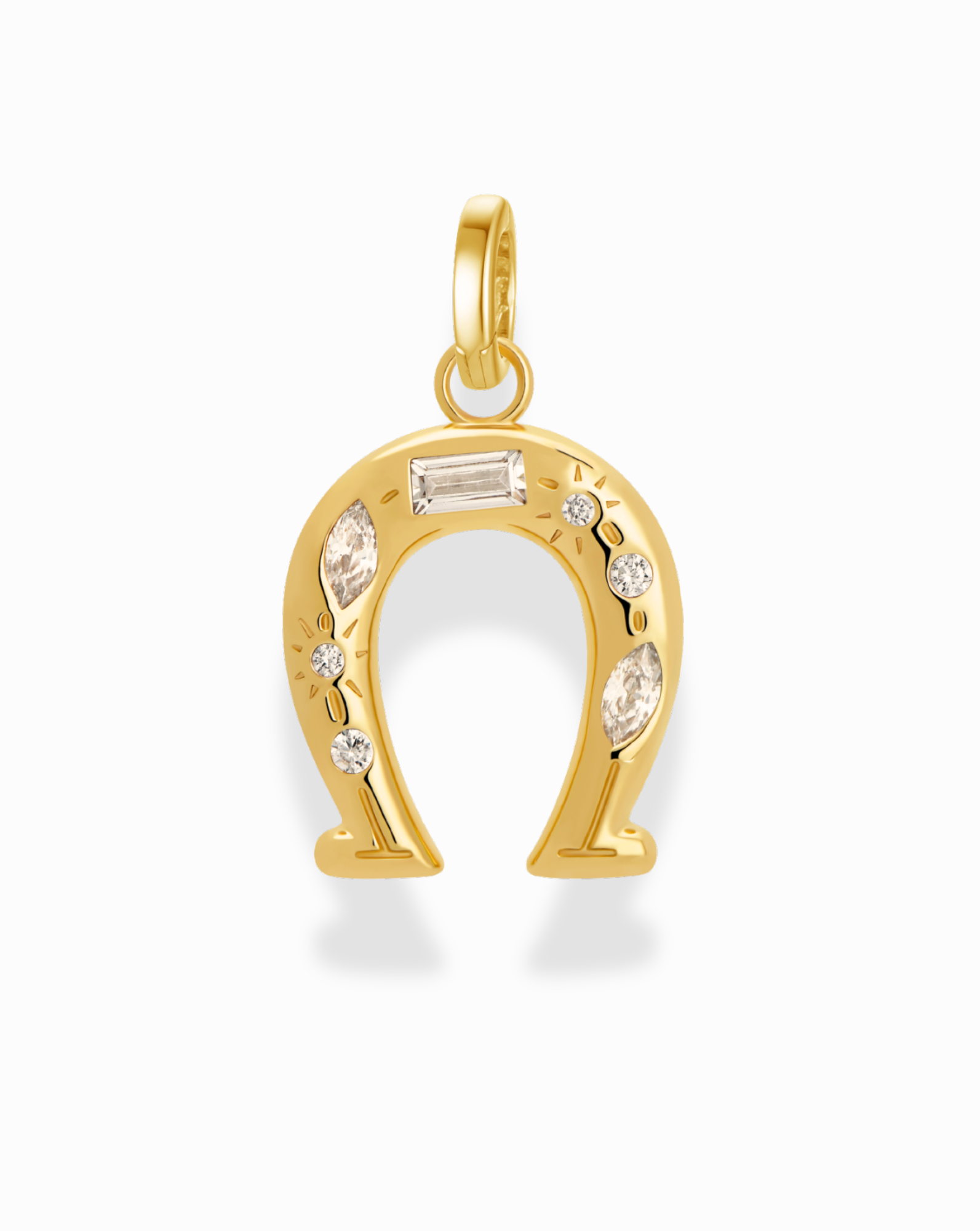 Grande Chantal Horseshoe Charm - Mod + Jo