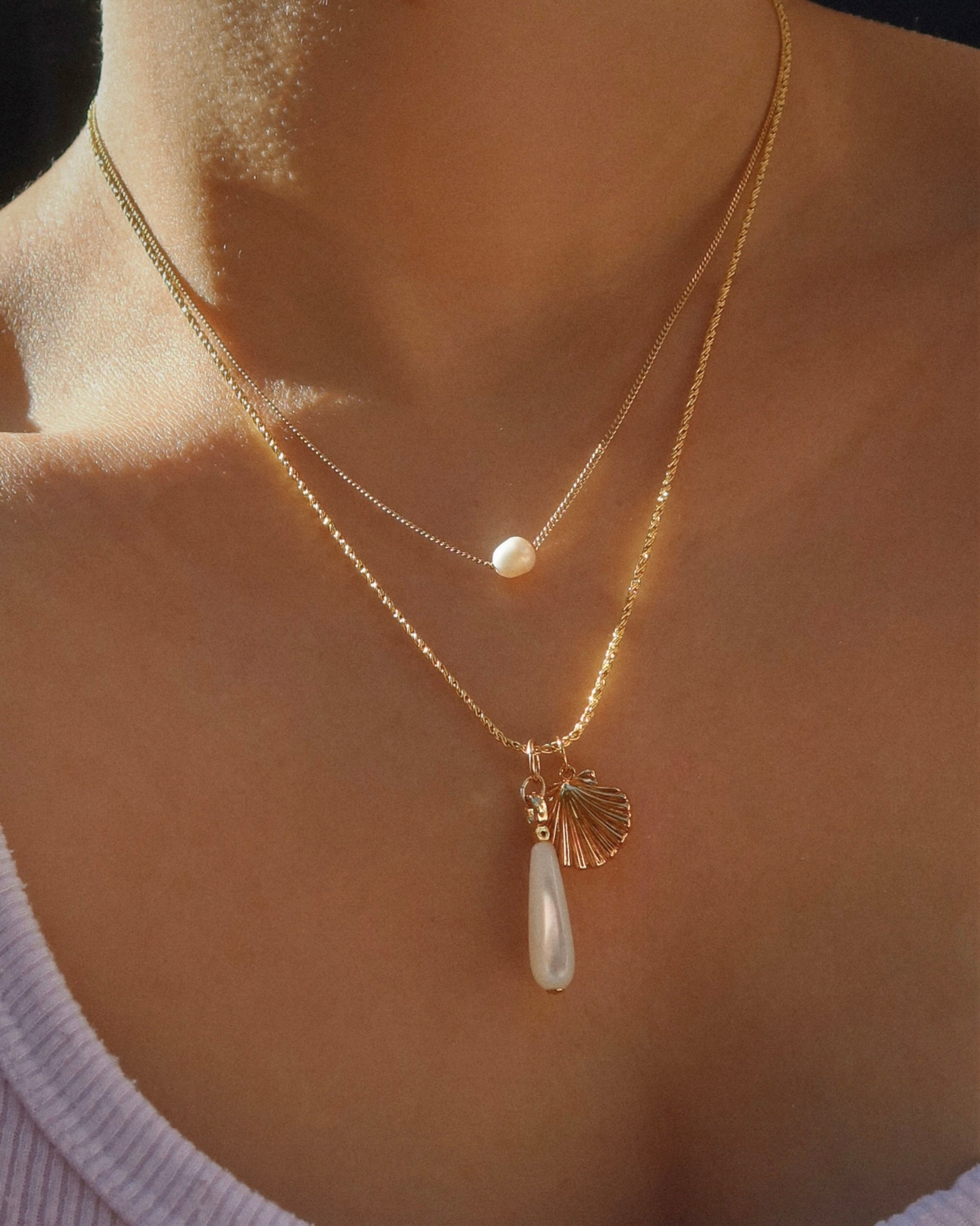 Felicity Pearl Pendant Necklace