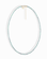 The Merit Gemstone Necklace by Mod + Jo showcases small, faceted aqua beads on a thin strand with a 14k gold-filled clasp, adjustable chain, and round gold charm. Necklace is photographed against a white background.