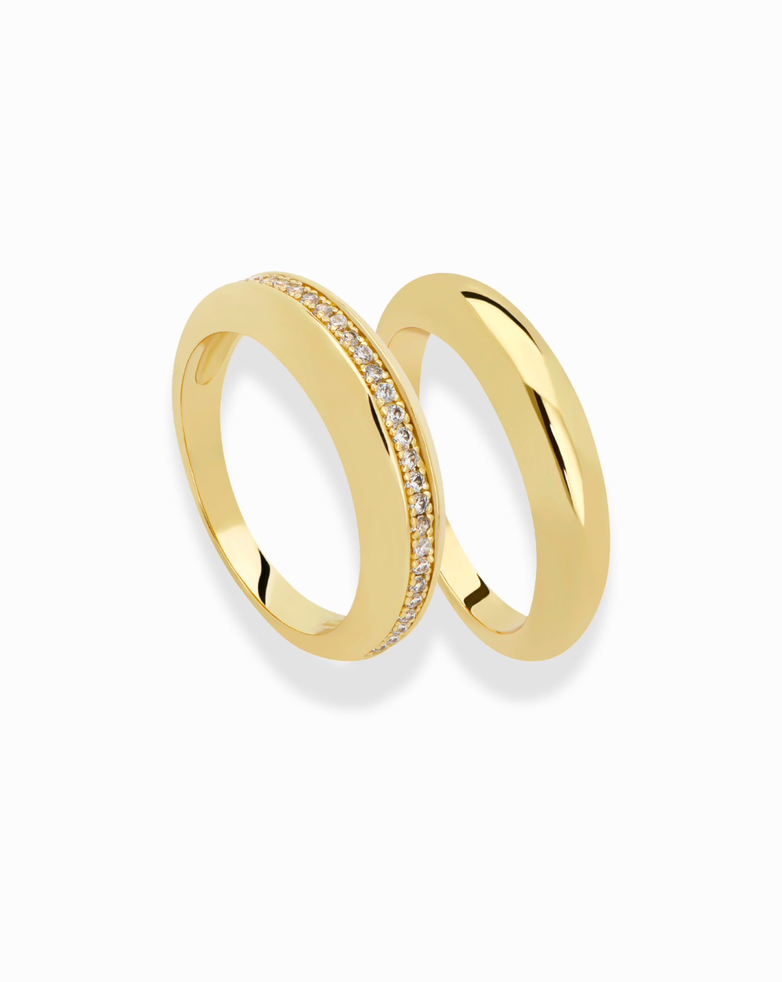 Blair + Riley Dome Stacking Set - Mod + Jo - Jewelry built to last, advanced plating technology