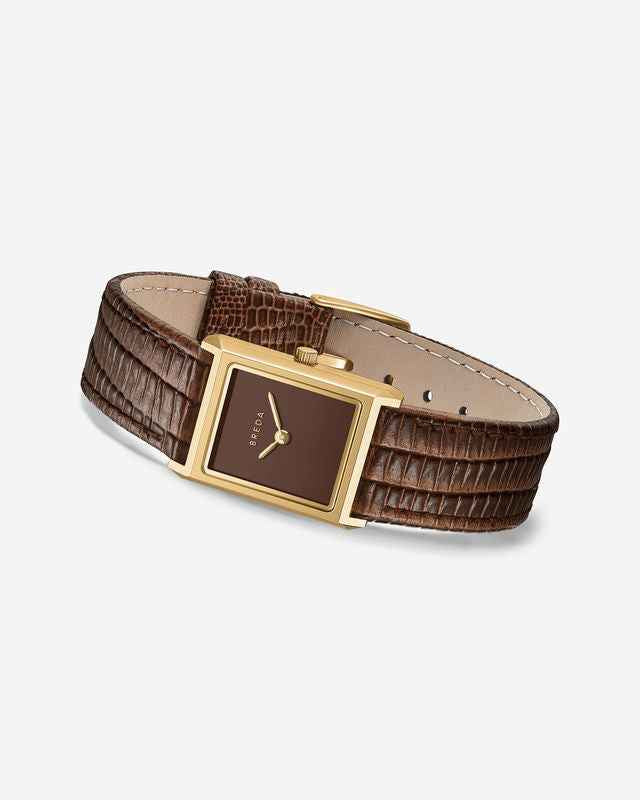 Virgil Watch Small (Lizard Embossed) by BREDA