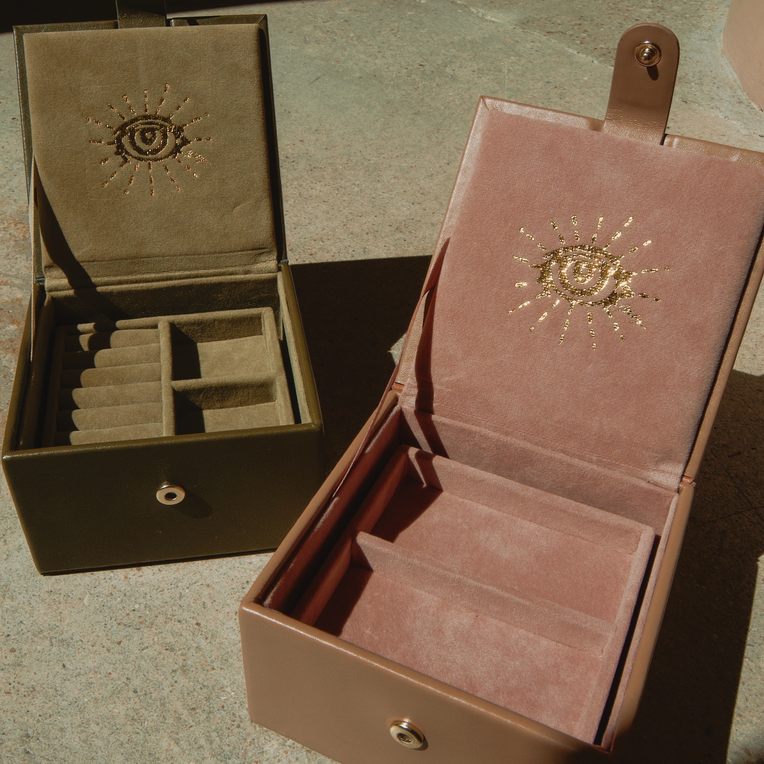 Petite Leather Jewelry Box